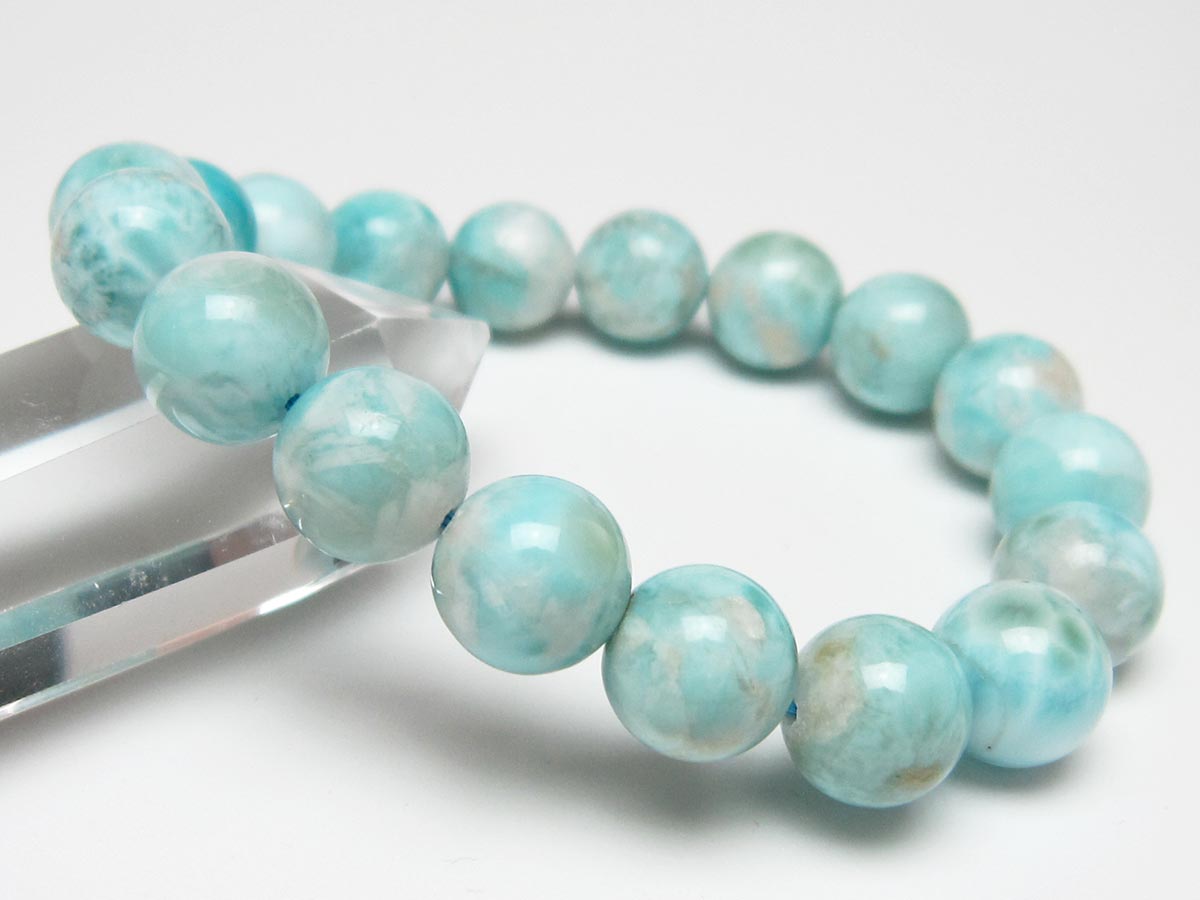 ラリマー ブレスレット 12mm 一点物 111-56452