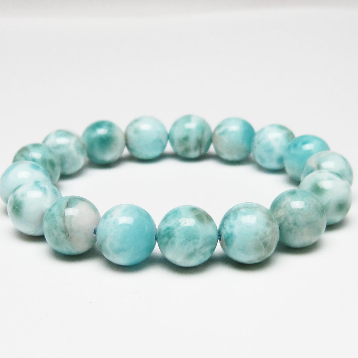 ラリマー ブレスレット 13mm 一点物 111-56454