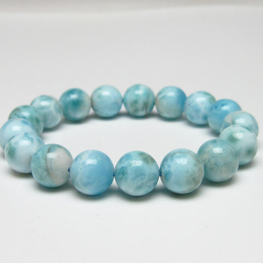 ラリマー ブレスレット 13mm 一点物 111-56454