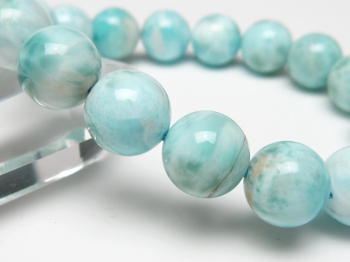 ラリマー ブレスレット 13mm 一点物 111-56454
