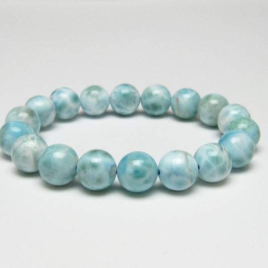 ラリマー ブレスレット 12mm 一点物 111-56455