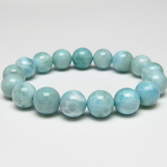 ラリマー ブレスレット 12mm 一点物 111-56456