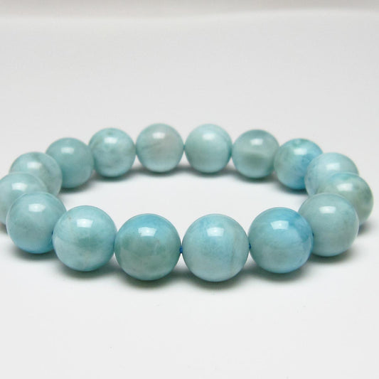 ラリマー ブレスレット 13mm 一点物 111-56457