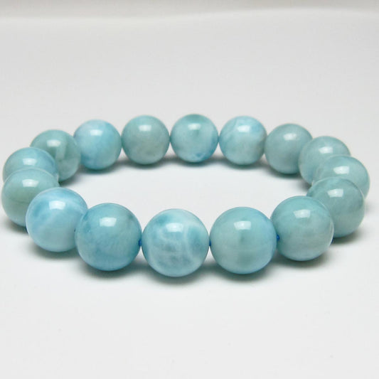 ラリマー ブレスレット 14mm 一点物 111-56458