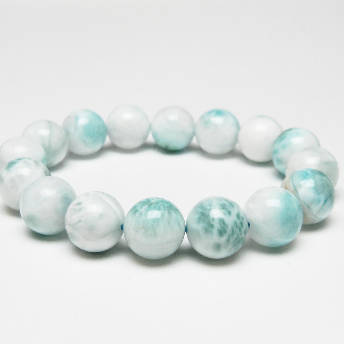 ラリマー ブレスレット 13mm 一点物 111-56461