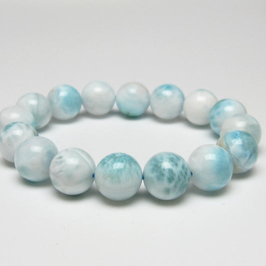 ラリマー ブレスレット 13mm 一点物 111-56461