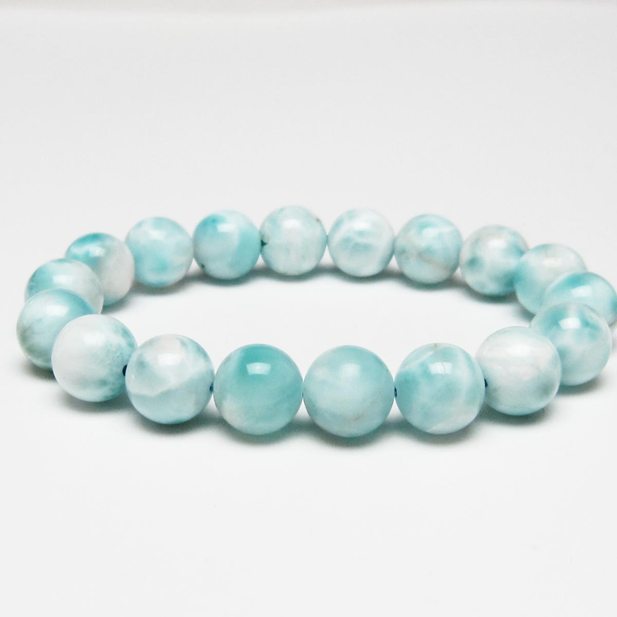 ラリマー ブレスレット 11mm 一点物 111-56463