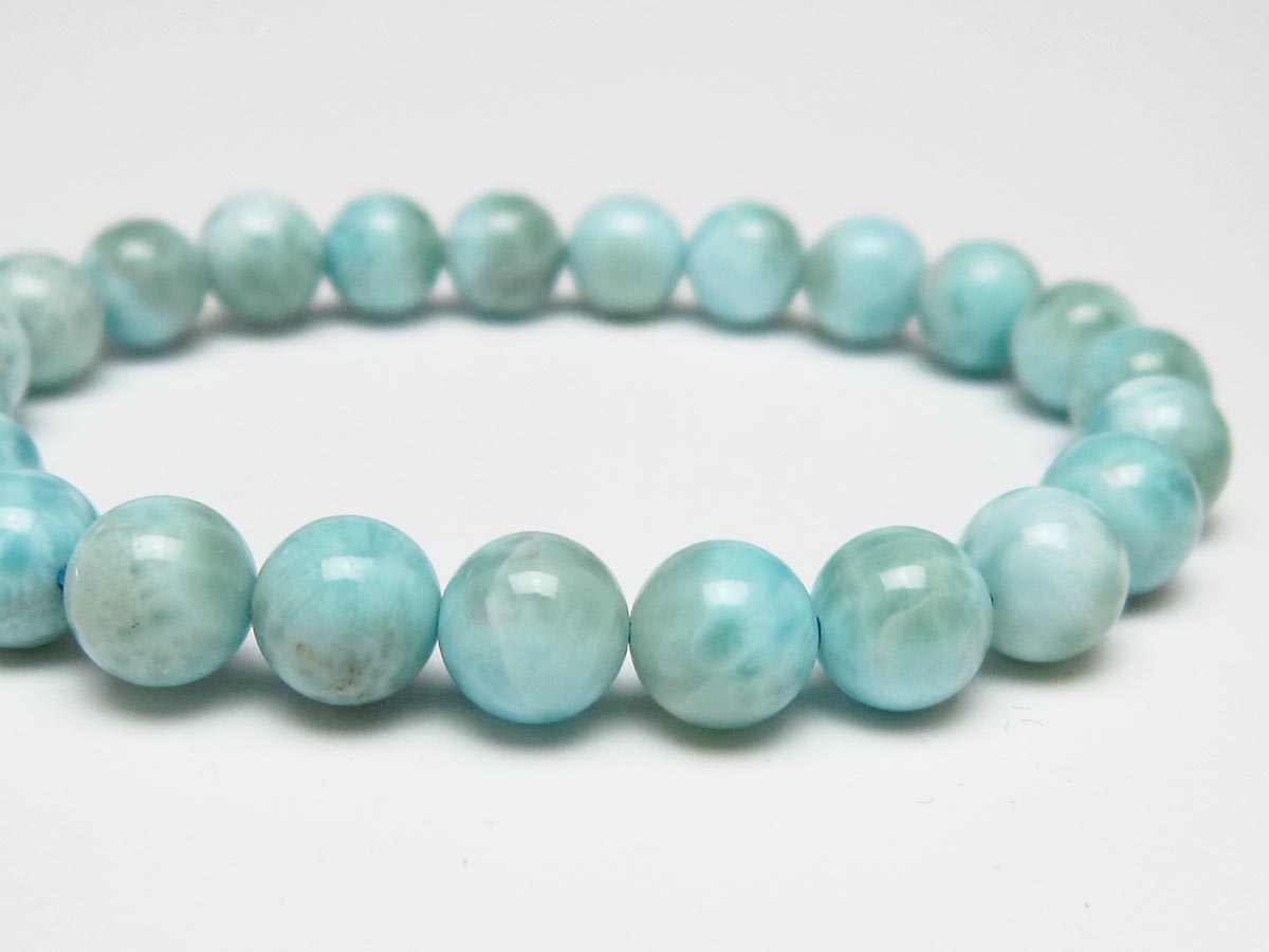 ラリマー ブレスレット 8mm 一点物 111-56470