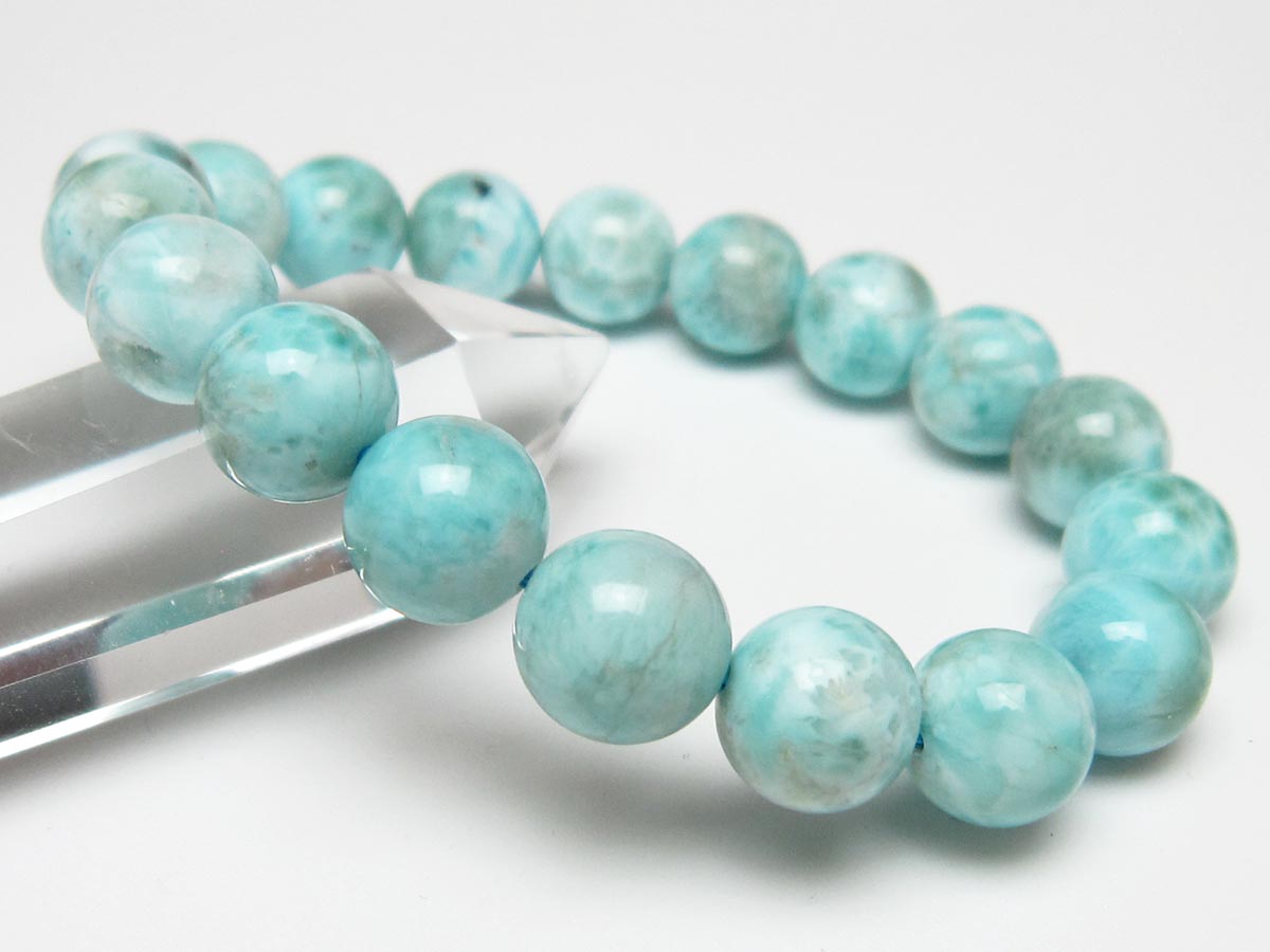 ラリマー ブレスレット 12mm 一点物 111-56472