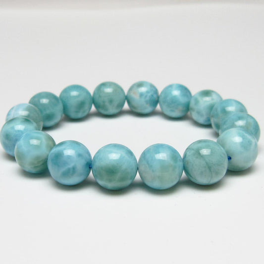 ラリマー ブレスレット 13mm 一点物 111-56473