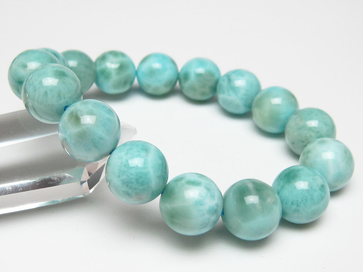 ラリマー ブレスレット 13mm 一点物 111-56473