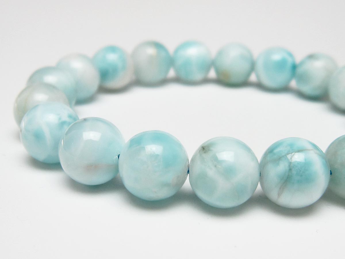 ラリマー ブレスレット 11mm 一点物 111-56479