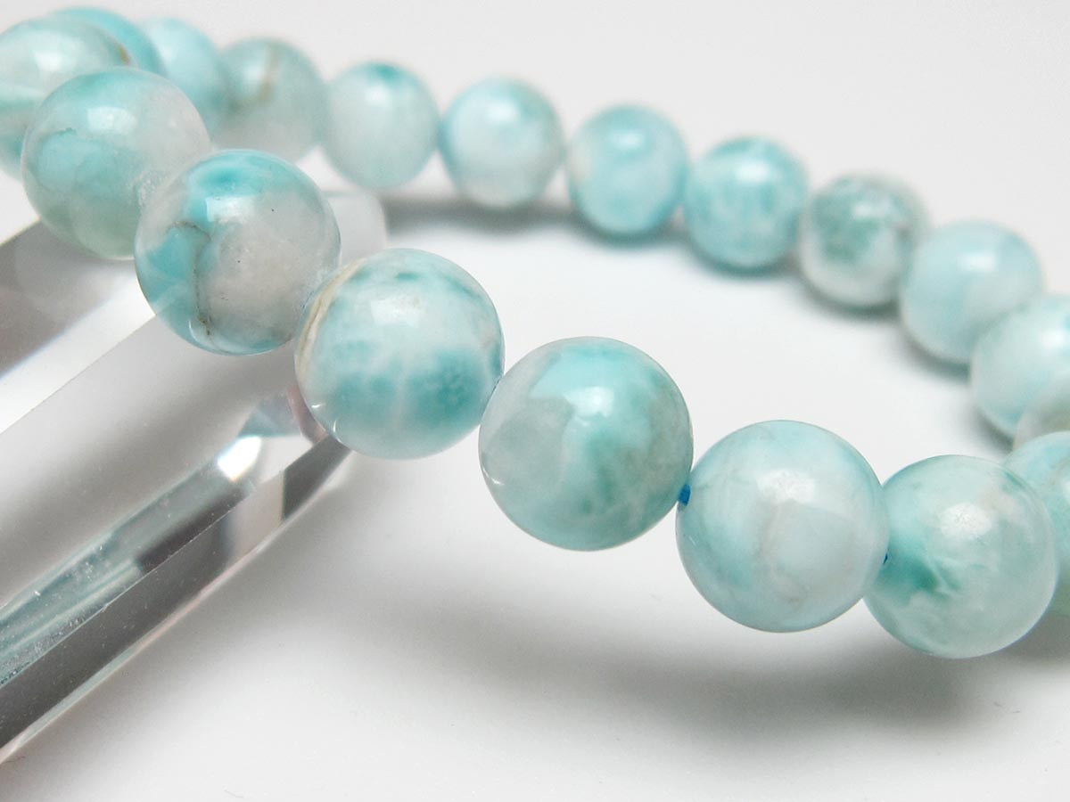 ラリマー ブレスレット 10mm 一点物 111-56481