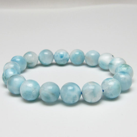 ラリマー ブレスレット 12mm 一点物 111-56486