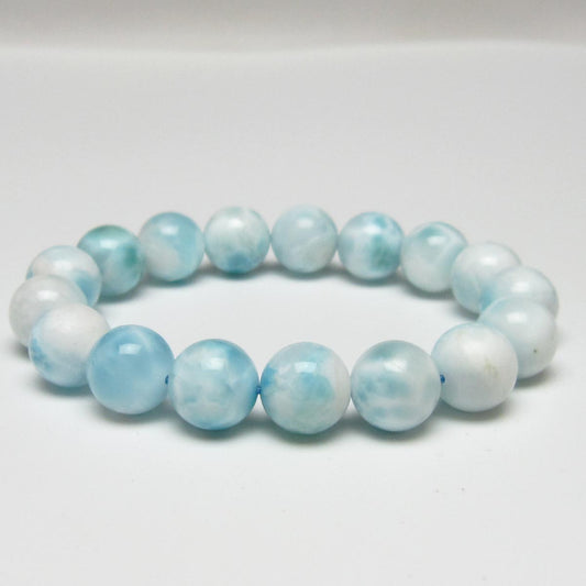 ラリマー ブレスレット 13mm 一点物 111-56487