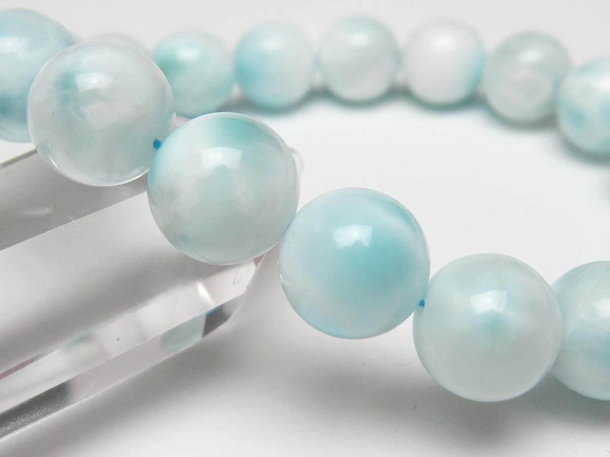 ラリマー ブレスレット 12mm 一点物 111-56489