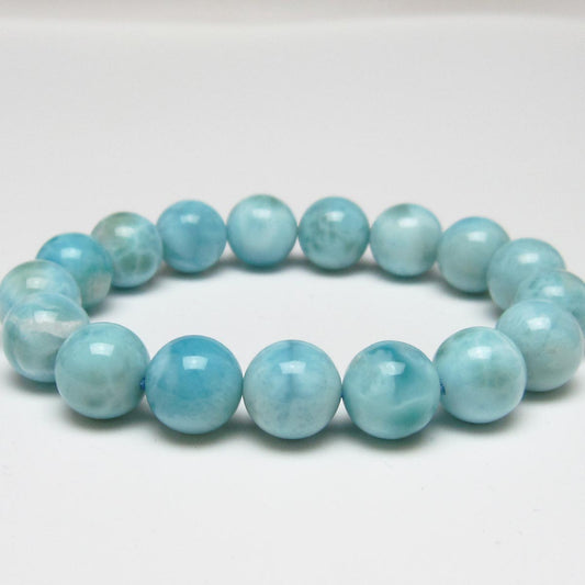 ラリマー ブレスレット 13mm 一点物 111-56496