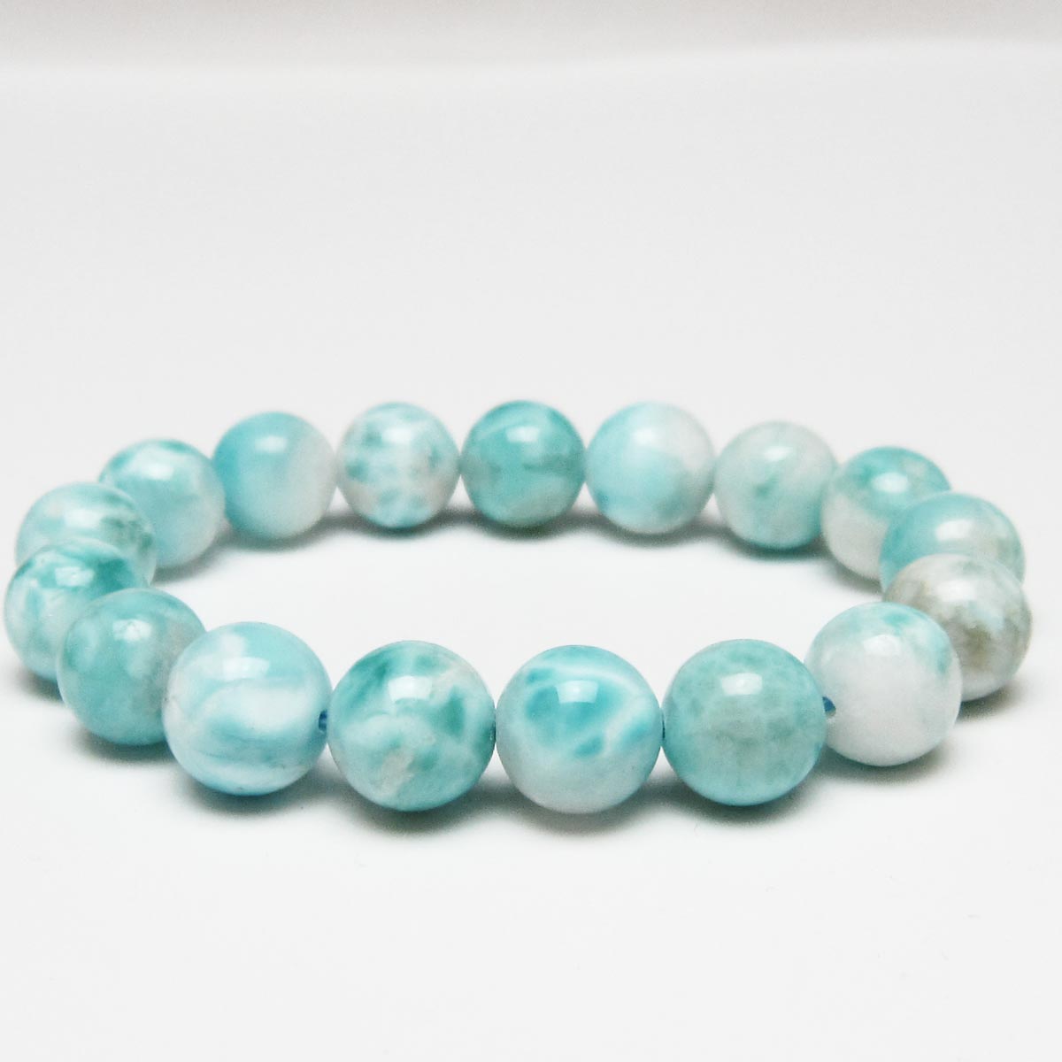 ラリマー ブレスレット 12mm 一点物 111-56497