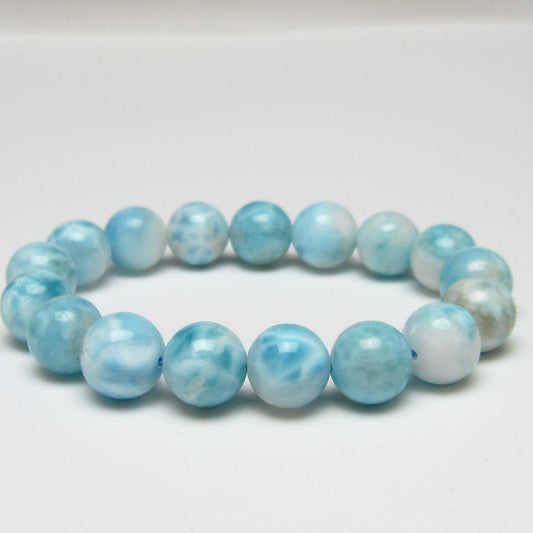 ラリマー ブレスレット 12mm 一点物 111-56497