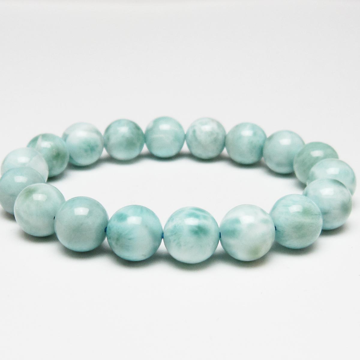 ラリマー ブレスレット 12mm 一点物 111-56498