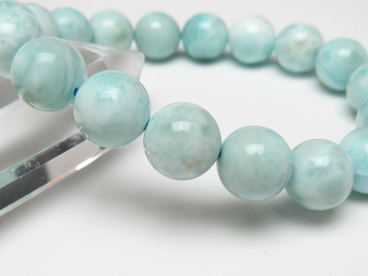 ラリマー ブレスレット 12mm 一点物 111-56498