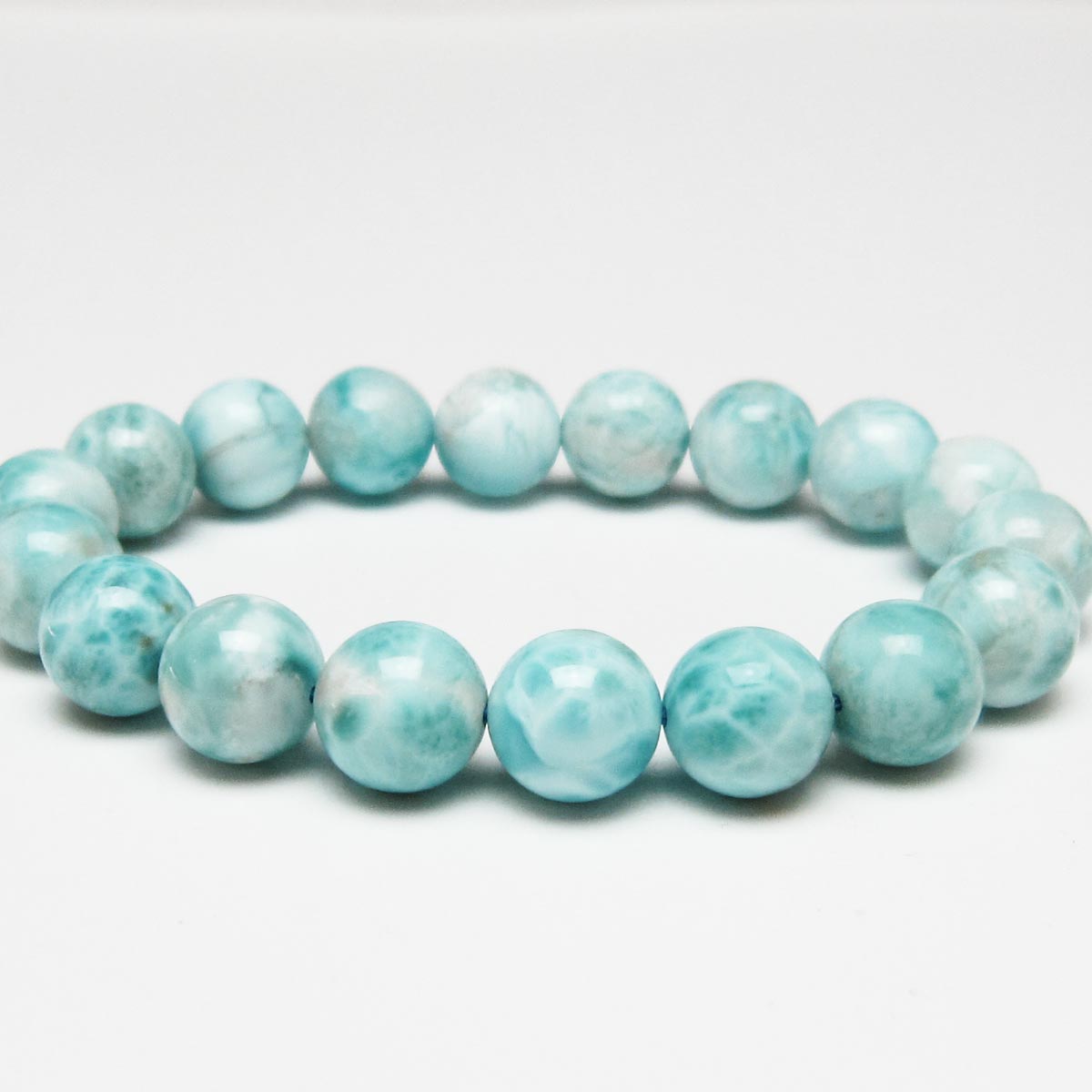 ラリマー ブレスレット 12mm 一点物 111-56499