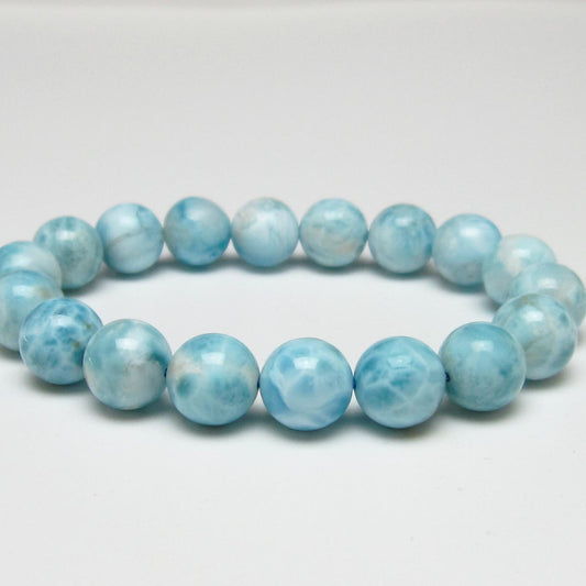 ラリマー ブレスレット 12mm 一点物 111-56499