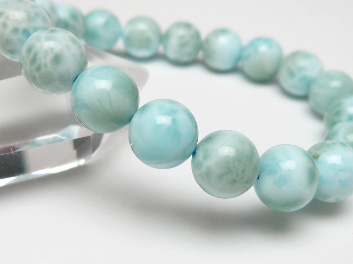 ラリマー ブレスレット 10mm 一点物 111-56503