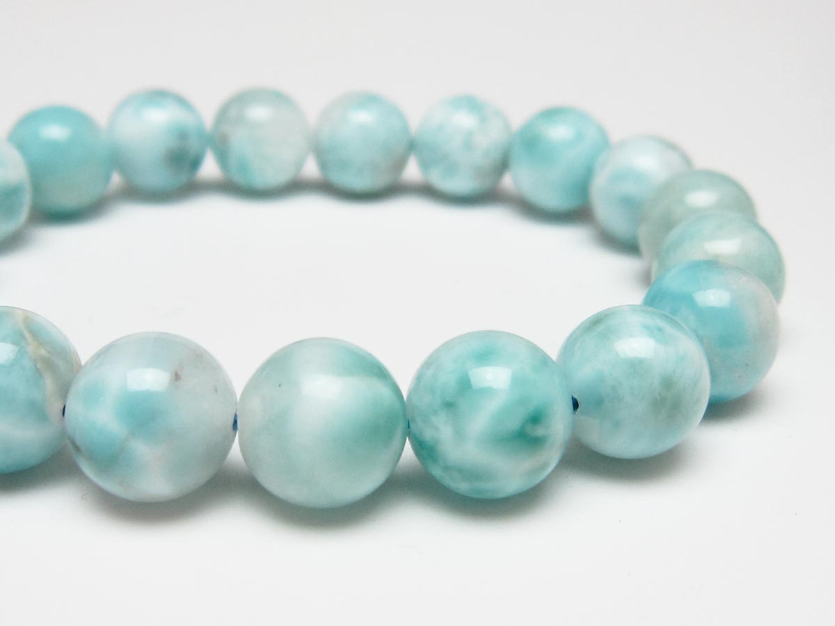 ラリマー ブレスレット 11mm 一点物 111-56509