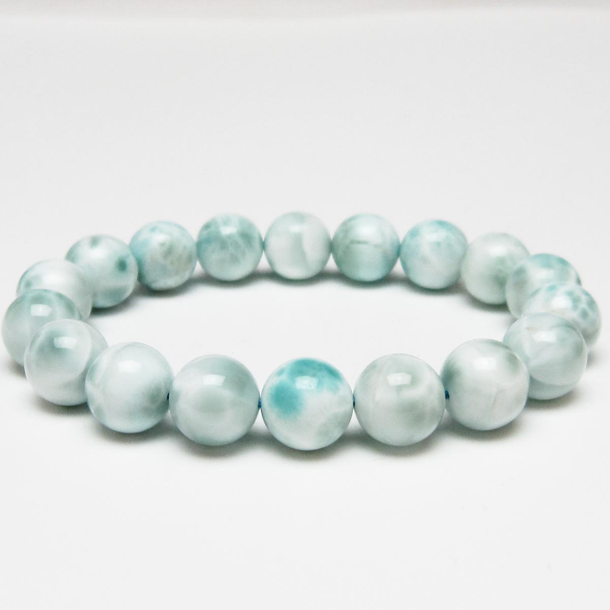 ラリマー ブレスレット 12mm 一点物 111-56511