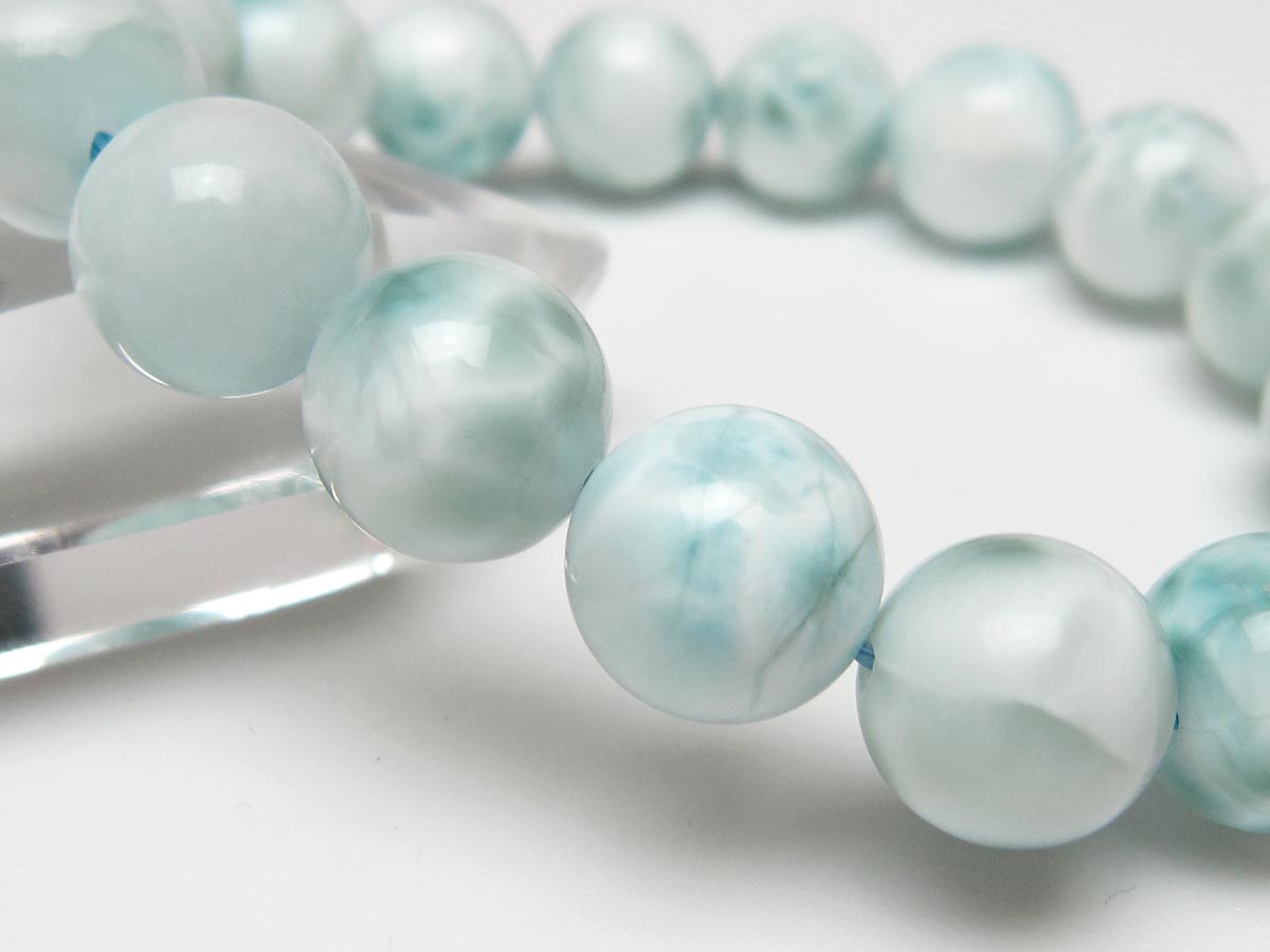 ラリマー ブレスレット 12mm 一点物 111-56513