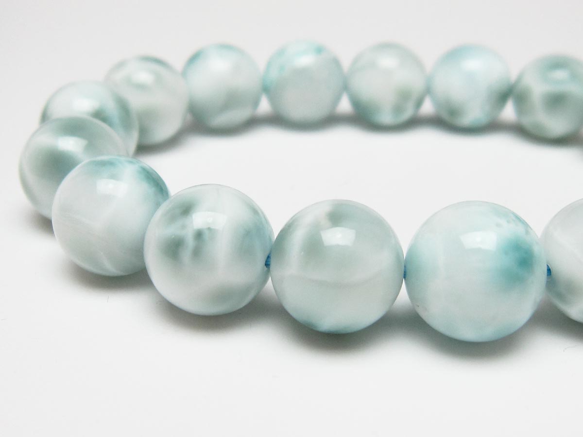 ラリマー ブレスレット 12mm 一点物 111-56513