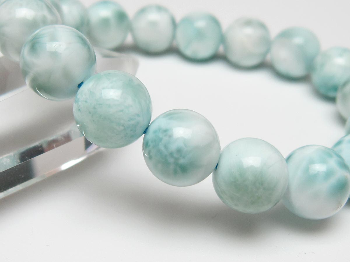ラリマー ブレスレット 12mm 一点物 111-56514