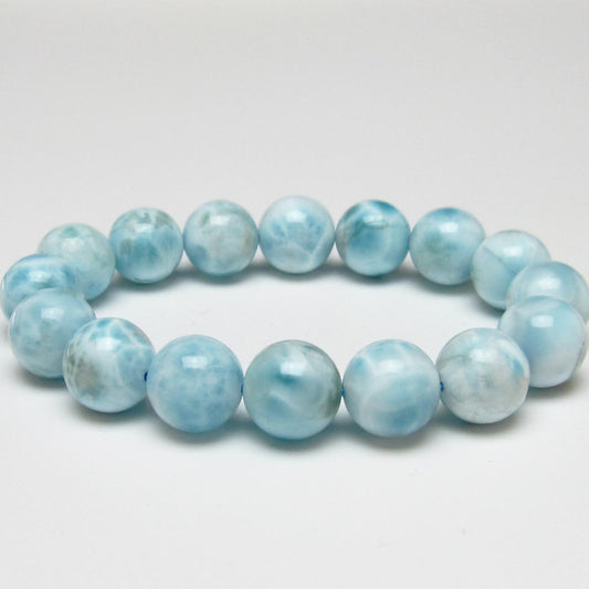 ラリマー ブレスレット 13mm 一点物 111-56516
