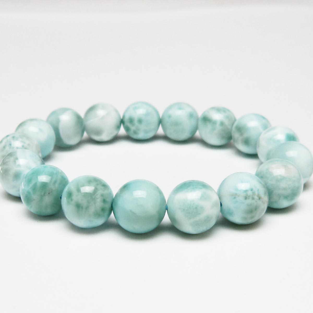 ラリマー ブレスレット 13mm 一点物 111-56518