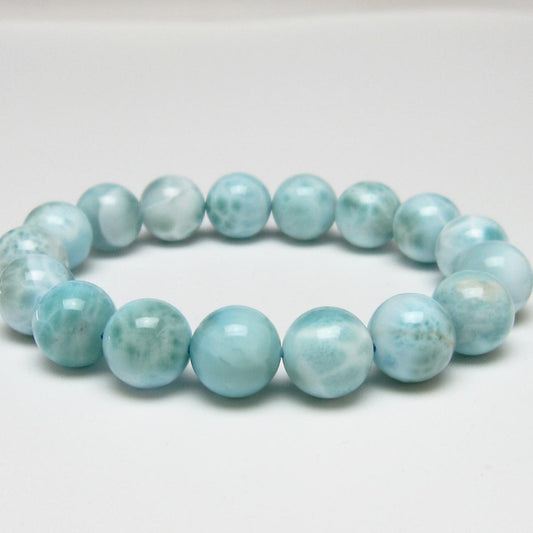 ラリマー ブレスレット 13mm 一点物 111-56518