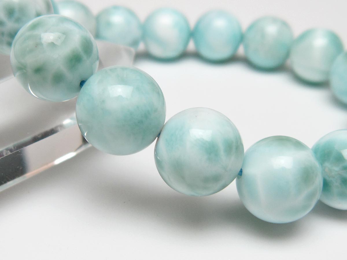 ラリマー ブレスレット 13mm 一点物 111-56518