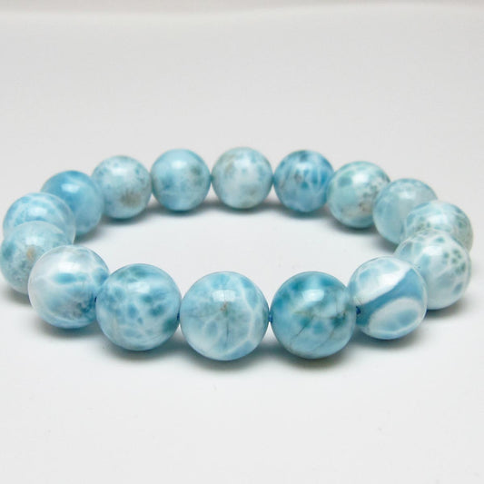 ラリマー ブレスレット 13mm 一点物 111-56527