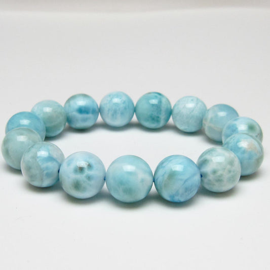 ラリマー ブレスレット 14mm 一点物 111-56528