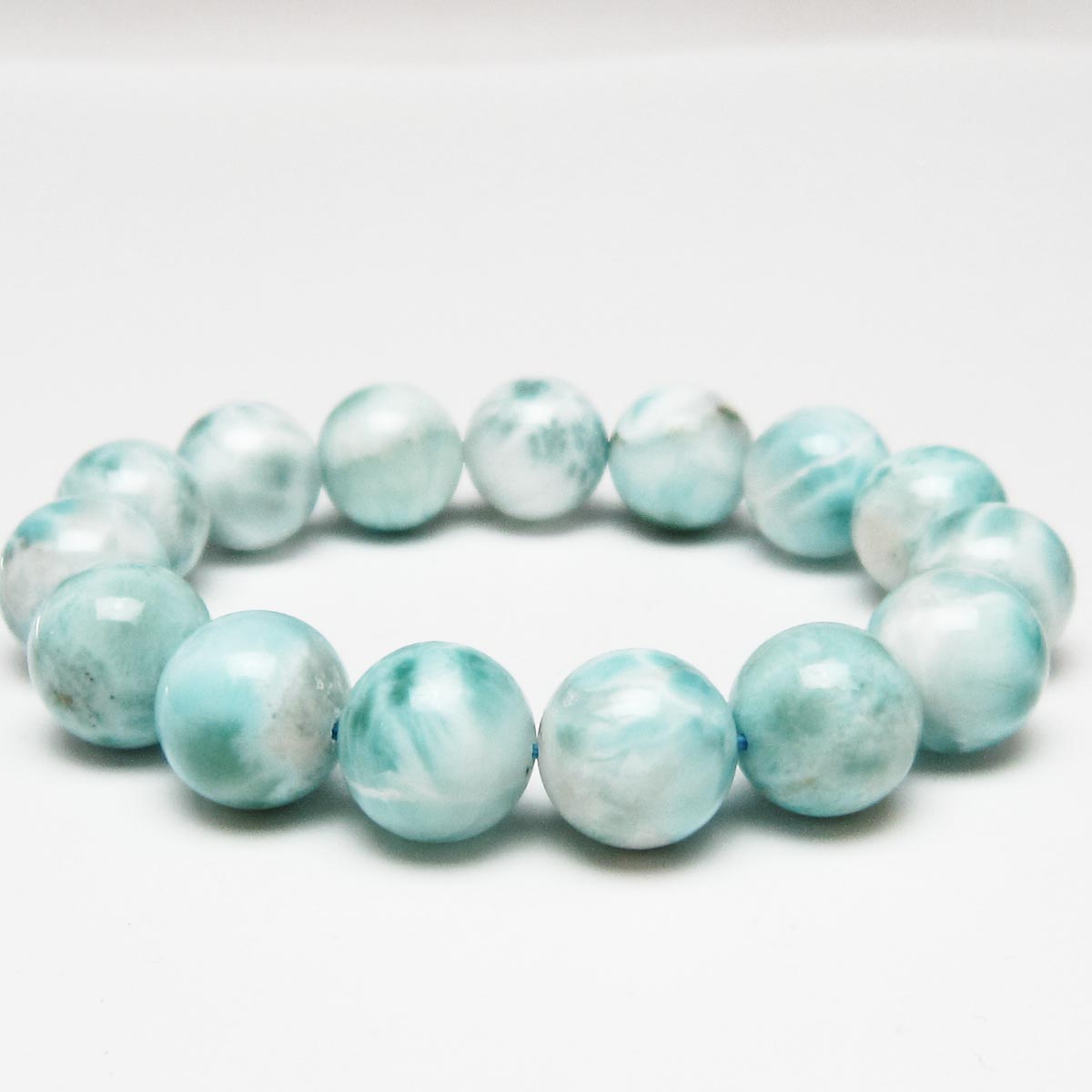 ラリマー ブレスレット 14mm 一点物 111-56531