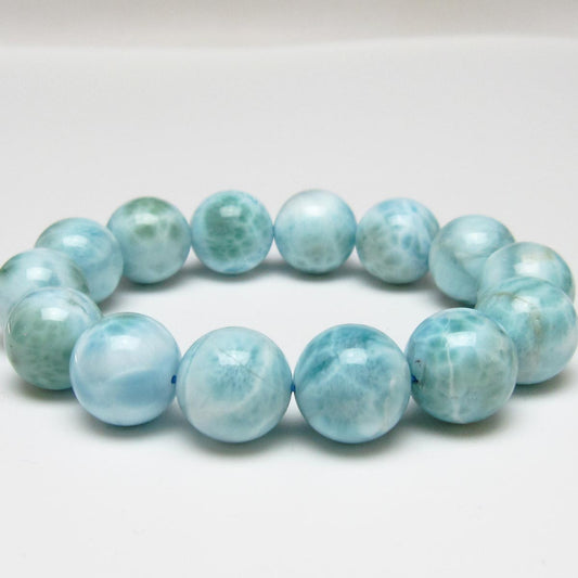 ラリマー ブレスレット 16mm 一点物 111-56532