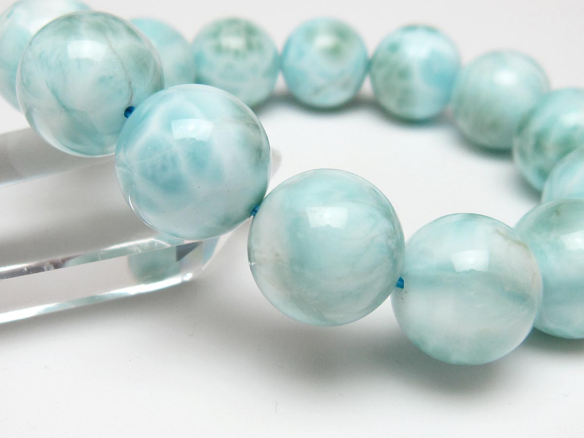 ラリマー ブレスレット 16mm 一点物 111-56532