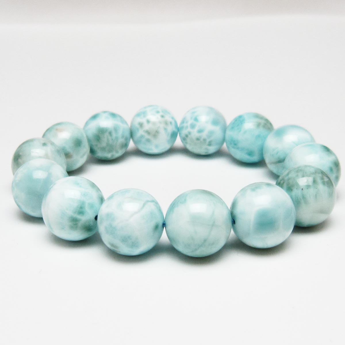 ラリマー ブレスレット 16mm 一点物 111-56533