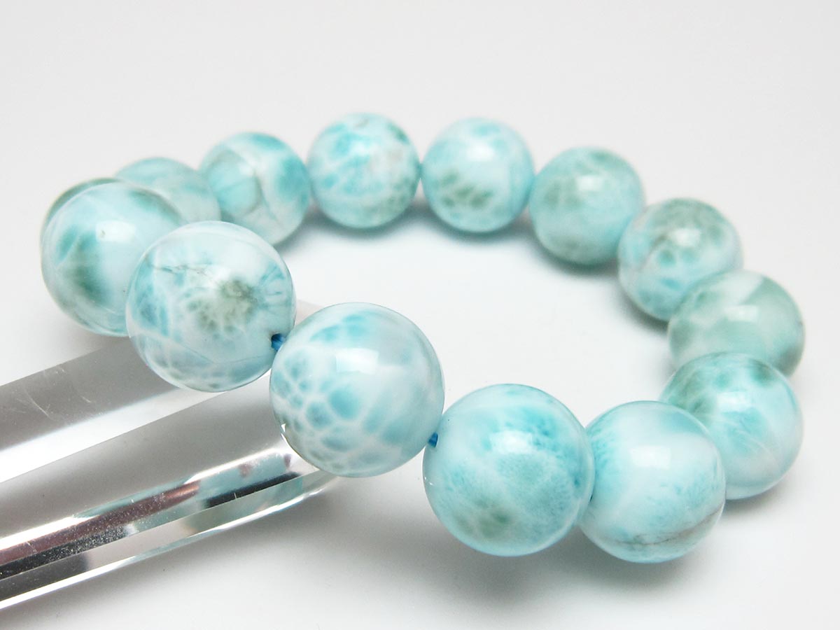ラリマー ブレスレット 16mm 一点物 111-56533