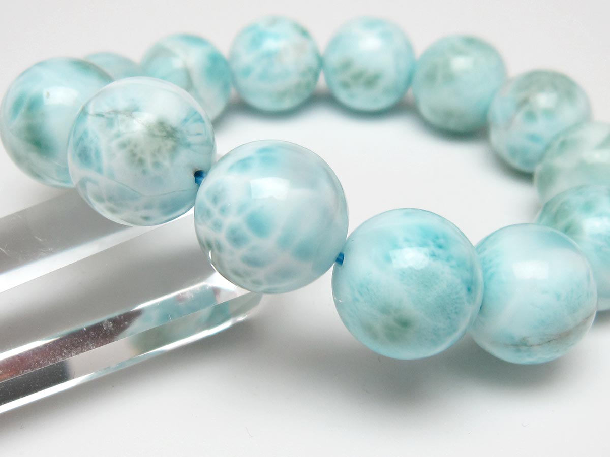 ラリマー ブレスレット 16mm 一点物 111-56533