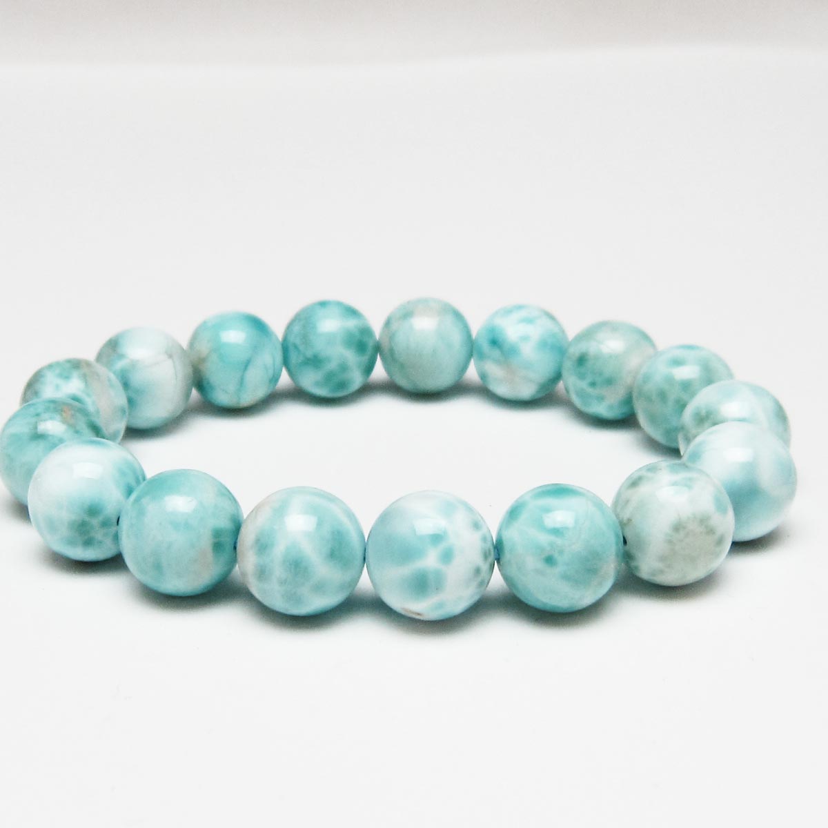 ラリマー ブレスレット 13mm 一点物 111-56537