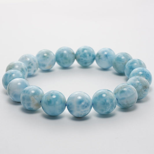 ラリマー ブレスレット 13mm 一点物 111-56537