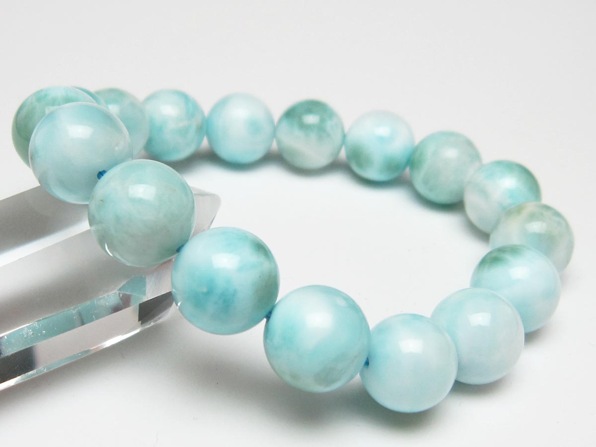 ラリマー ブレスレット 13mm 一点物 111-56538