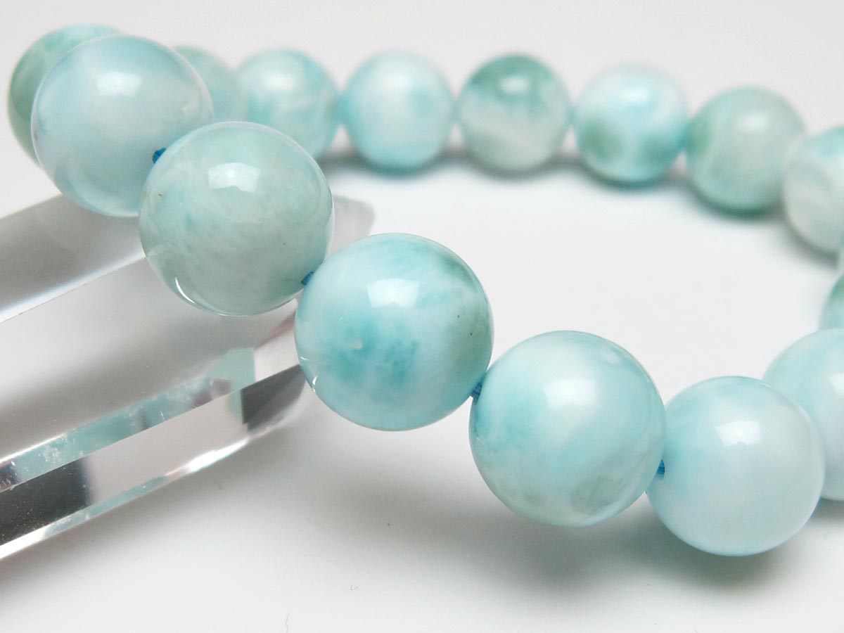 ラリマー ブレスレット 13mm 一点物 111-56538