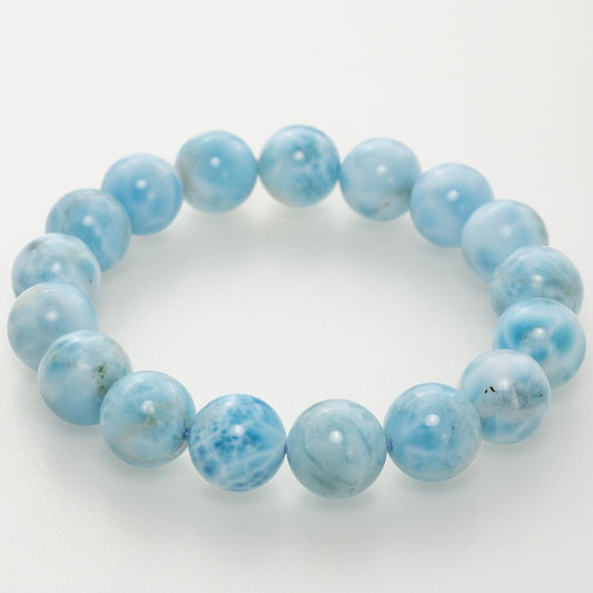 ラリマー ブレスレット 12mm 一点物 111-56539